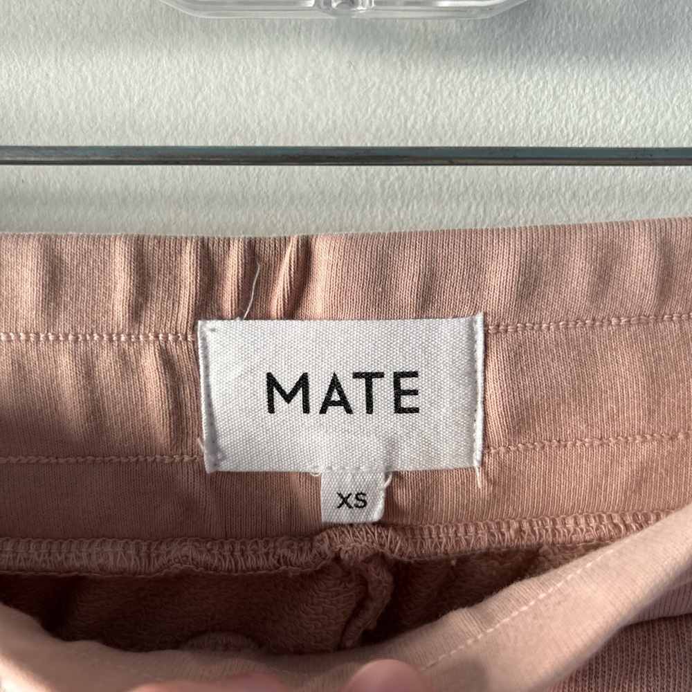 Mate tan drawstring sweat shorts - Picture 2 of 3